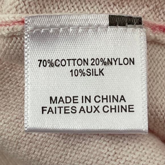 NWT MISA Los Angeles Kali Long Sleeve Puff Sleeve Top - Pink - Cotton Silk - M - Picture 5 of 6